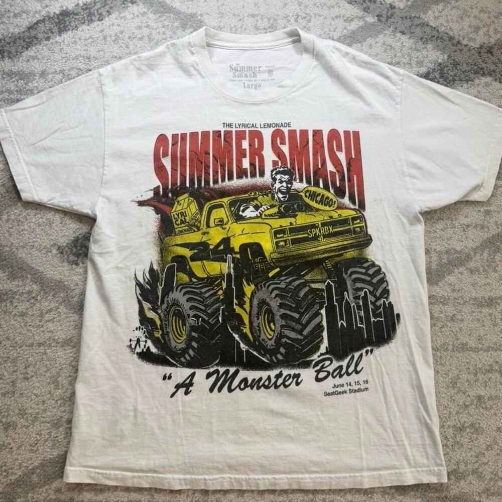 The Lyrical Lemonade Summer Smash 24 A Monster Ball Line Up Tshirt fits medium